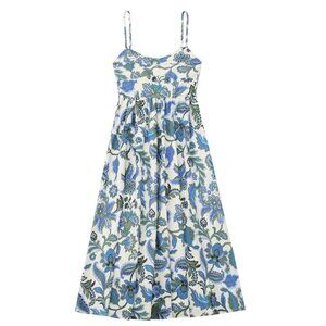 ZARA Paisley Printed Midi Dress size M